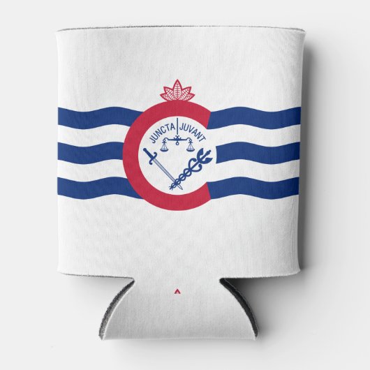 オハイオ州シンシナチ州旗クーラーボックス 缶クーラー (正面)