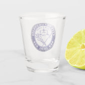 オハイオ州シンシナティ市のシール ショットグラス (裏面)