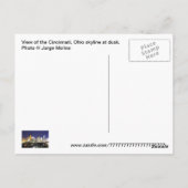 オハイオ州シンシナティ、クイーンシティ。 ポストカード (裏面)