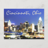 オハイオ州シンシナティ、クイーンシティ。 ポストカード (正面)