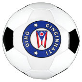 オハイオ州シンシナティ サッカーボール (回転)