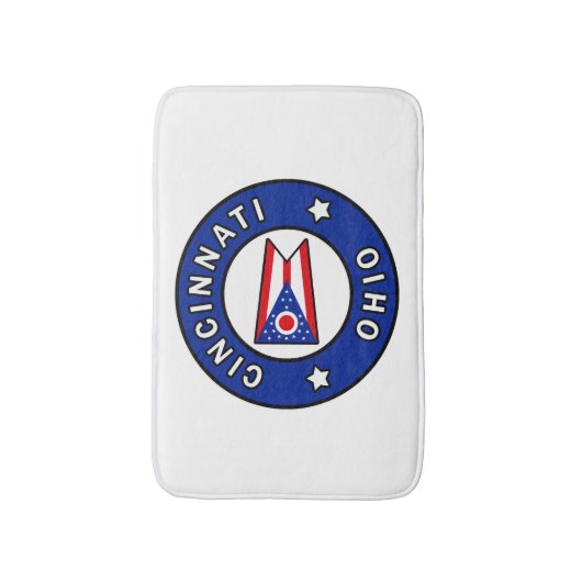 オハイオ州シンシナティ バスマット (正面縦)