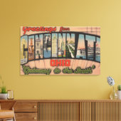 オハイオ州シンシナティ(南へのゲートウェイ) キャンバスプリント (インサイチュ (リビング))