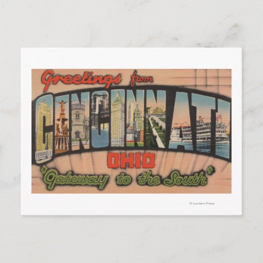 オハイオ州シンシナティ（南へのゲートウェイ） ポストカード (正面)