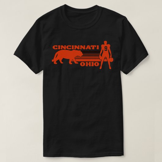 オハイオ州シンシナティ Tシャツ (デザイン正面)