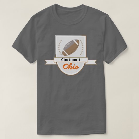 オハイオ州シンシナティ Tシャツ (デザイン正面)