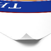 オハイオ州シールアメリカ共和国国旗 ポスター (コーナー)