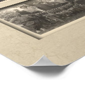 オハイオ州ジェロメスビルヴィンテージはがきコラージュ ポスター (角)