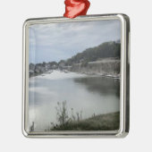 オハイオ州ジョンソンズ・アイランド・カリー メタルオーナメント (左)