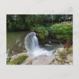 オハイオ州セダルビルのシダークリフ滝 ポストカード