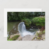 オハイオ州セダルビルのシダークリフ滝 ポストカード (正面/裏面)