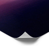 オハイオ州セネカ湖の夕日 ポスター (角)