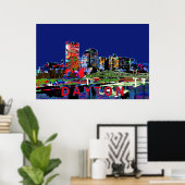 オハイオ州デイトンのグラフィティ ポスター (ホームオフィス)