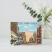 オハイオ州デイトンのメイン・セント・ヴィンテージ ポストカード (スタンド正面)