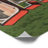 オハイオ州デイトン(ライト・ブラザーズ飛行機) ポスター (角)