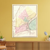 オハイオ州トレド2 キャンバスプリント (インサイチュ (リビング))