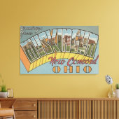 オハイオ州ニューコンコード – Muskingum County キャンバスプリント (インサイチュ (リビング))