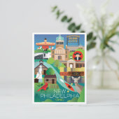 オハイオ州ニューフィラデルフィアはがき ポストカード (スタンド正面)