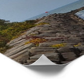 オハイオ州ヒューロンにあるヒューロンライトハウス ポスター (角)