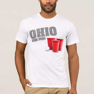 オハイオ州ビールPongのTシャツ Tシャツ