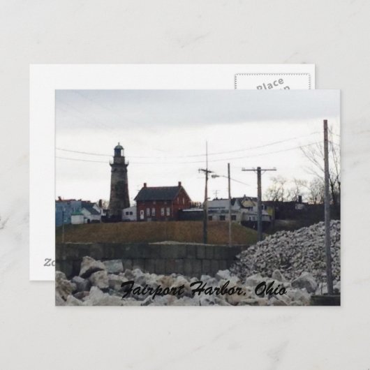 オハイオ州フェアポートハーバー写真はがき ポストカード (正面/裏面)