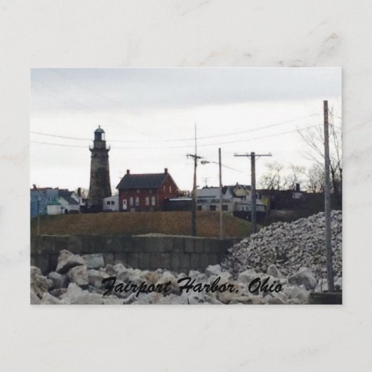 オハイオ州フェアポートハーバー写真はがき ポストカード (正面)