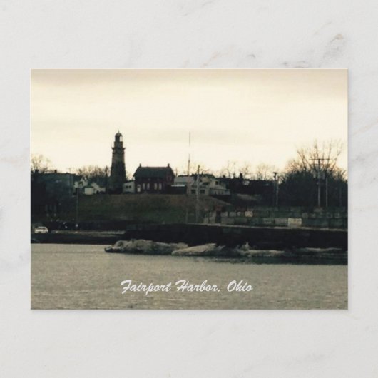 オハイオ州フェアポートハーバー写真はがき ポストカード (正面)