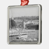 オハイオ州プンベイ写真オーナメント メタルオーナメント (左)