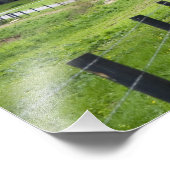 オハイオ州ベルリンの近くの赤い納屋と農家。 フォトプリント (角)