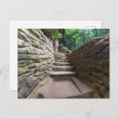 オハイオ州ホッキングヒルズ州パーク ポストカード (正面/裏面)