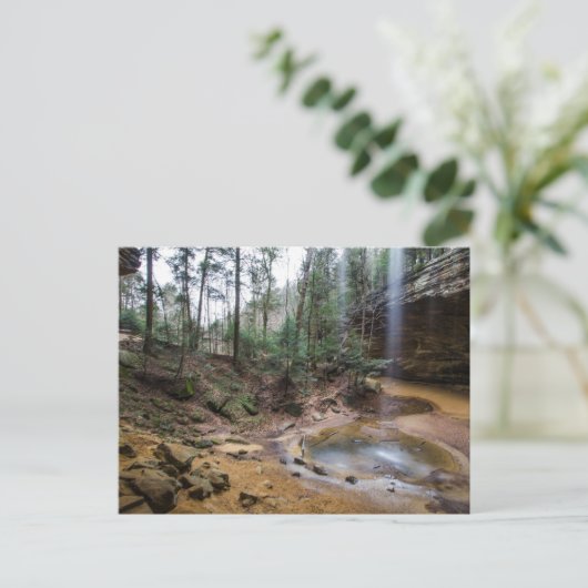 オハイオ州ホッキングヒルズ州パーク ポストカード (スタンド正面)