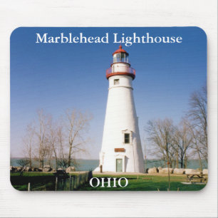 オハイオ州マーブレヘッドライトハウスマウスパッド マウスパッド