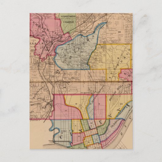 オハイオ州ミルクリーク ポストカード (正面)