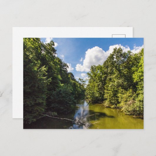 オハイオ州モヒカン州パーク夏のモヒカン川 ポストカード (正面/裏面)