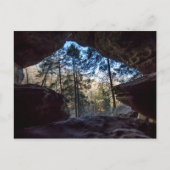 オハイオ州ロックハウスホッキングヒルズ州パーク ポストカード (正面)