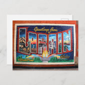 オハイオ州ロレインからの挨拶 ポストカード (正面/裏面)