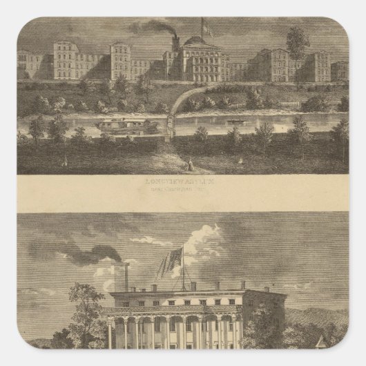 オハイオ州ロングビュー・アサイン スクエアシール (正面)