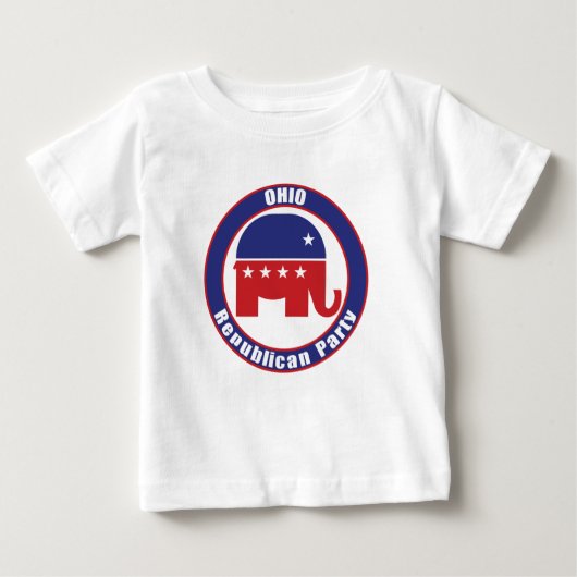 オハイオ州共和党 ベビーTシャツ (正面)