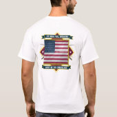 オハイオ州初のボランティア歩兵アパレル Tシャツ (裏面)