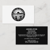 オハイオ州印章 名刺 (正面/裏面)