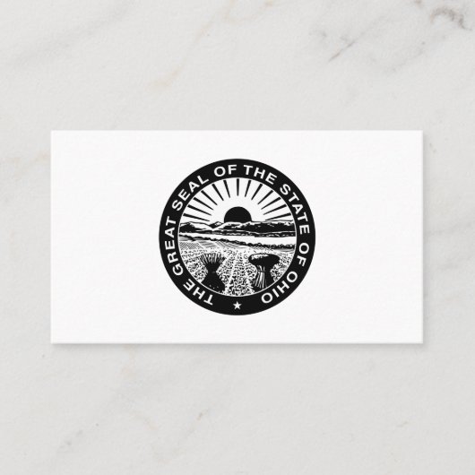 オハイオ州印章 名刺 (正面)