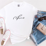 オハイオ州女子Tシャツ Tシャツ<br><div class="desc">毎日新しいデザインを追加！</div>