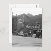 オハイオ州小さな町， 1930年代 ポストカード (正面/裏面)