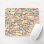 オハイオ州新線路地図 マウスパッド (マウス)