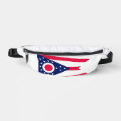 オハイオ州旗デザイン ファニーパック (正面)