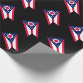 オハイオ州旗デザイン ラッピングペーパー (角)