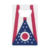 オハイオ州旗 クレジットカード栓抜き (裏面)