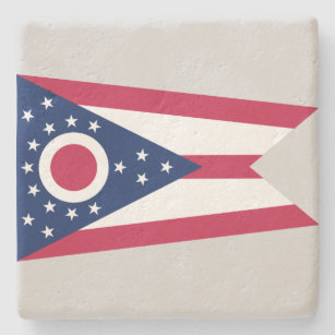 オハイオ州旗 ストーンコースター