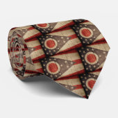 オハイオ州旗 ネクタイ (ロール)