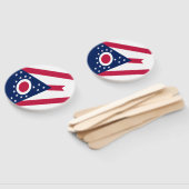 オハイオ州旗 ハンドファン (組立なし)